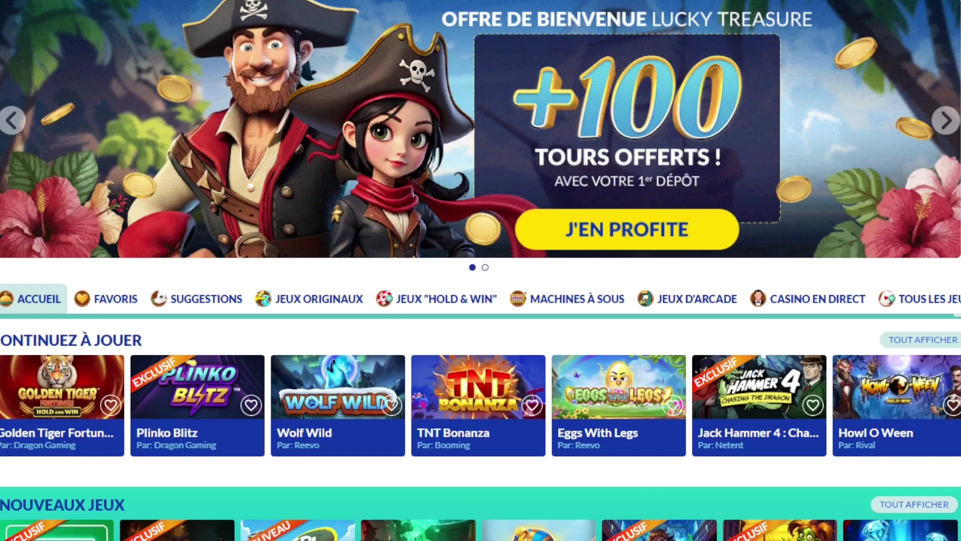 Lucky Treasure background