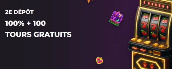 Bonus de Bienvenue - 2e Dépôt 100%